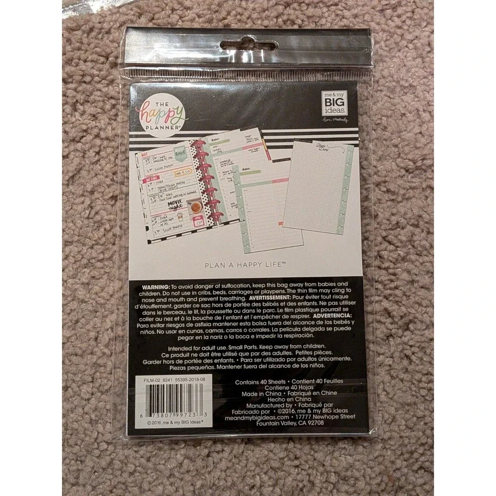Happy Planner Supplies Bundle Some Sealed Disney Rongrong Filler Envelopes